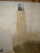 October 7, 2005 - We finally get rain, and the Mikvah is filling up.