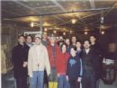Group photo during basement clearing pre-construction, 2002