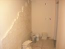 Entry way.  The door is on the left opposite the tile work.  Tile work is intended to convey the impression of a 'stone ruins' (24 July 2005)