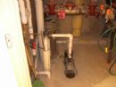Mechanical room:  The pump for the mikvah.  (24 July 2005)