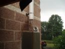 First rainstorm after opening the fill line 9//14/05.