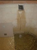October 7, 2005 - We finally get rain, and the Mikvah is filling up.